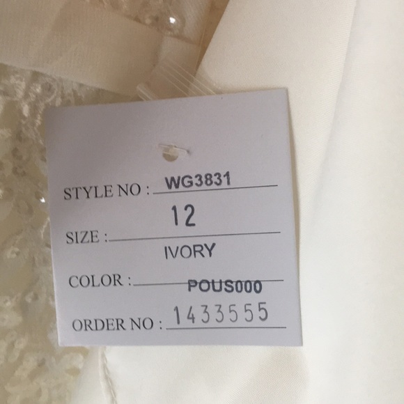 Brand New Un-altered Wedding Dress with Veil - Picture 2 of 5